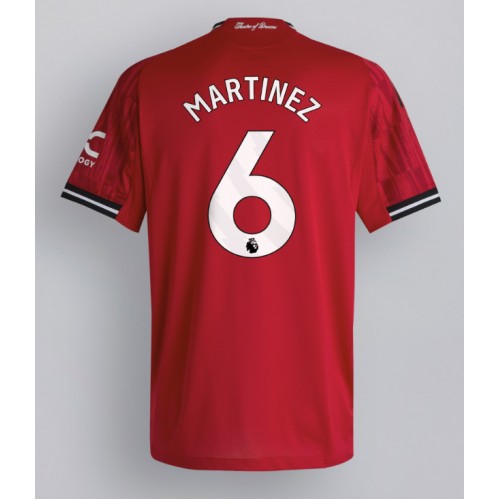 Fotbalové Dres Manchester United Lisandro Martinez #6 Domácí 2025-26 Krátký Rukáv